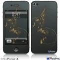 iPhone 4 Decal Style Vinyl Skin - Flame (DOES NOT fit newer iPhone 4S)