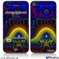 iPhone 4 Decal Style Vinyl Skin - Indhra-1 (DOES NOT fit newer iPhone 4S)