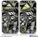 iPhone 4 Decal Style Vinyl Skin - Like Clockwork (DOES NOT fit newer iPhone 4S)