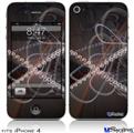 iPhone 4 Decal Style Vinyl Skin - Infinity (DOES NOT fit newer iPhone 4S)