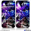 iPhone 4 Decal Style Vinyl Skin - Persistence Of Vision (DOES NOT fit newer iPhone 4S)