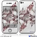 iPhone 4 Decal Style Vinyl Skin - Sketch (DOES NOT fit newer iPhone 4S)