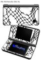 Ripped Fishnets - Decal Style Skin fits Nintendo DSi XL (DSi SOLD SEPARATELY)