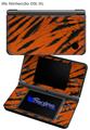 Tie Dye Bengal Side Stripes - Decal Style Skin fits Nintendo DSi XL (DSi SOLD SEPARATELY)