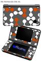 Locknodes 04 Burnt Orange - Decal Style Skin fits Nintendo DSi XL (DSi SOLD SEPARATELY)