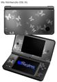 Bokeh Butterflies Grey - Decal Style Skin fits Nintendo DSi XL (DSi SOLD SEPARATELY)