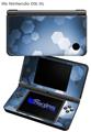 Bokeh Hex Blue - Decal Style Skin fits Nintendo DSi XL (DSi SOLD SEPARATELY)