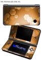 Bokeh Hex Orange - Decal Style Skin fits Nintendo DSi XL (DSi SOLD SEPARATELY)