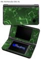 Bokeh Music Green - Decal Style Skin fits Nintendo DSi XL (DSi SOLD SEPARATELY)