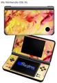 Painting Yellow Splash - Decal Style Skin fits Nintendo DSi XL (DSi SOLD SEPARATELY)