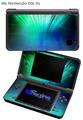 Bent Light Seafoam Greenish - Decal Style Skin fits Nintendo DSi XL (DSi SOLD SEPARATELY)