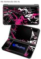 Baja 0003 Hot Pink - Decal Style Skin fits Nintendo DSi XL (DSi SOLD SEPARATELY)