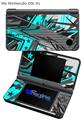 Baja 0032 Neon Teal - Decal Style Skin fits Nintendo DSi XL (DSi SOLD SEPARATELY)