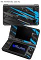 Baja 0014 Blue Medium - Decal Style Skin fits Nintendo DSi XL (DSi SOLD SEPARATELY)