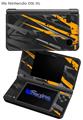 Baja 0014 Orange - Decal Style Skin fits Nintendo DSi XL (DSi SOLD SEPARATELY)