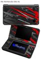 Baja 0014 Red - Decal Style Skin fits Nintendo DSi XL (DSi SOLD SEPARATELY)
