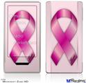 Zune HD Skin - Hope Breast Cancer Pink Ribbon on Pink