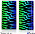 Zune HD Skin - Rainbow Zebra