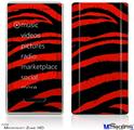 Zune HD Skin - Zebra Red