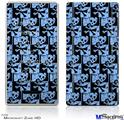 Zune HD Skin - Skull Checker Blue