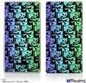 Zune HD Skin - Skull Checker Rainbow