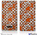 Zune HD Skin - Locknodes 03 Burnt Orange