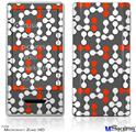 Zune HD Skin - Locknodes 04 Red