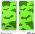 Zune HD Skin - Deathrock Bats Green