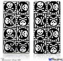 Zune HD Skin - Skull Patch Pattern Bw