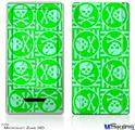 Zune HD Skin - Skull Patch Pattern Green