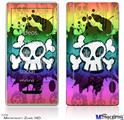 Zune HD Skin - Cartoon Skull Rainbow