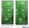 Zune HD Skin - Bokeh Butterflies Green