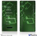 Zune HD Skin - Bokeh Music Green