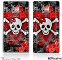 Zune HD Skin - Emo Skull Bones