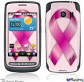LG Vortex Skin - Hope Breast Cancer Pink Ribbon on Pink