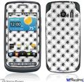 LG Vortex Skin - Kearas Daisies Black on White