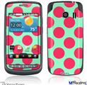LG Vortex Skin - Kearas Polka Dots Pink And Blue