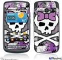 LG Vortex Skin - Princess Skull Purple