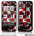 HTC Droid Incredible Skin - Checker Graffiti