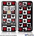 HTC Droid Incredible Skin - Hearts and Stars
