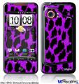 HTC Droid Incredible Skin - Purple Leopard