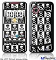 HTC Droid Incredible Skin - Skull Checkerboard