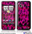 HTC Droid Incredible Skin - Pink Distressed Leopard