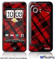 HTC Droid Incredible Skin - Red Plaid