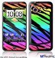 HTC Droid Incredible Skin - Tiger Rainbow