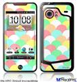 HTC Droid Incredible Skin - Brushed Cirlces Multi Light