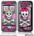 HTC Droid Incredible Skin - Princess Skull Heart