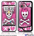 HTC Droid Incredible Skin - Princess Skull