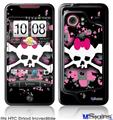 HTC Droid Incredible Skin - Scene Skull Splatter