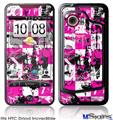 HTC Droid Incredible Skin - Pink Graffiti